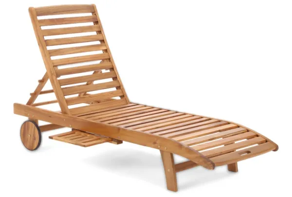 Drevené záhradné ležadlo LUX akácie