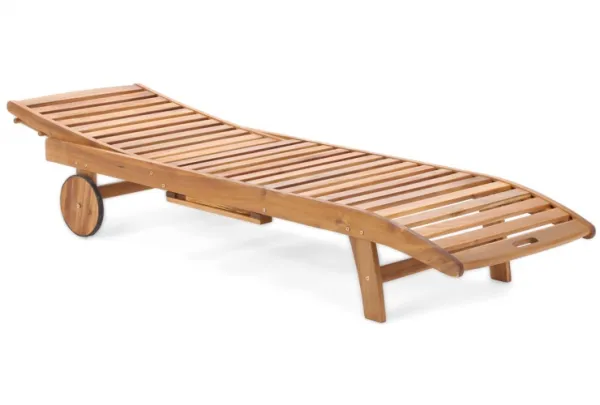 Drevené záhradné ležadlo LUX akácie