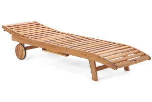 Drevené záhradné ležadlo LUX akácie