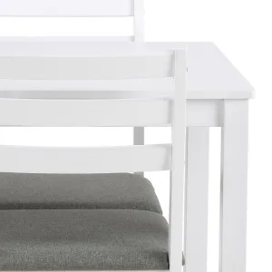 Actona Jedálenský set Alicante sivý/biely