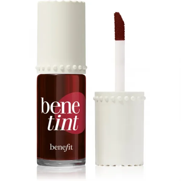 Benefit Benetint Cheek & Lip Stain tekutá lícenka na pery a líca odtieň Dark Cherry 6 ml