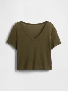 GAP Linen crop t-shirt - Women's