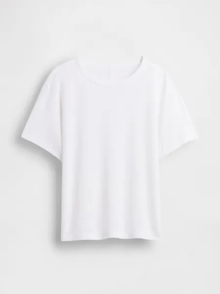 GAP Linen crop t-shirt - Women's