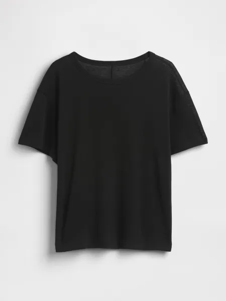 GAP Linen crop t-shirt - Women's