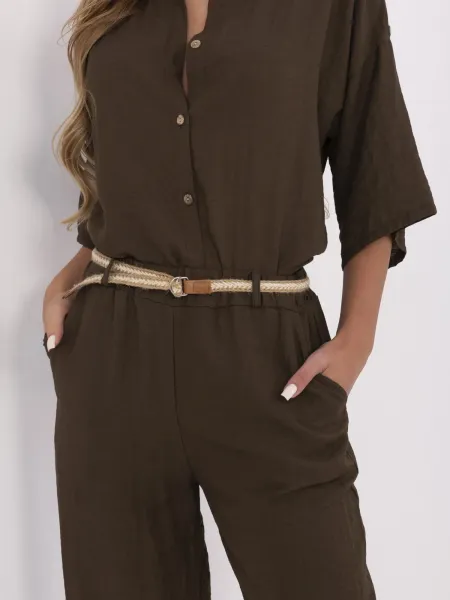 Trousers-MI-SP-6560.73P-dark brown