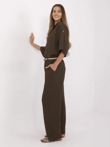 Trousers-MI-SP-6560.73P-dark brown