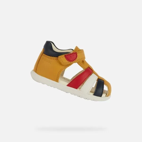 Boys first steps Geox Macchia Yellow - Boys