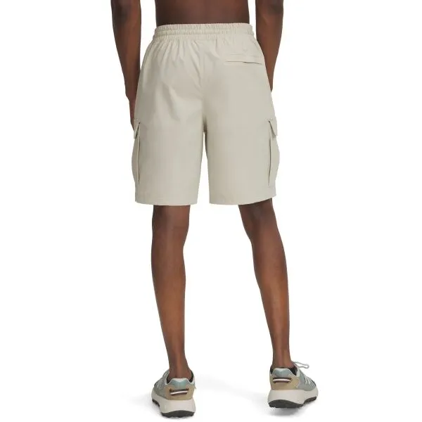 Under Armour VIBE WOVEN Pánske krátke nohavice, béžová, veľkosť M