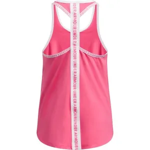 Under Armour KNOCK OUT Dievčenské tielko, ružová, veľkosť M