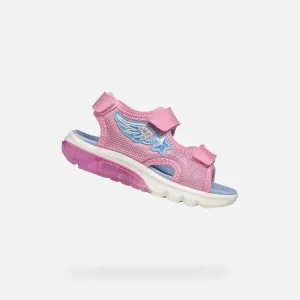 Pink Girls' Sandals Geox Ciberdron - Girls