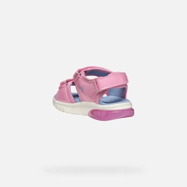 Pink Girls' Sandals Geox Ciberdron - Girls