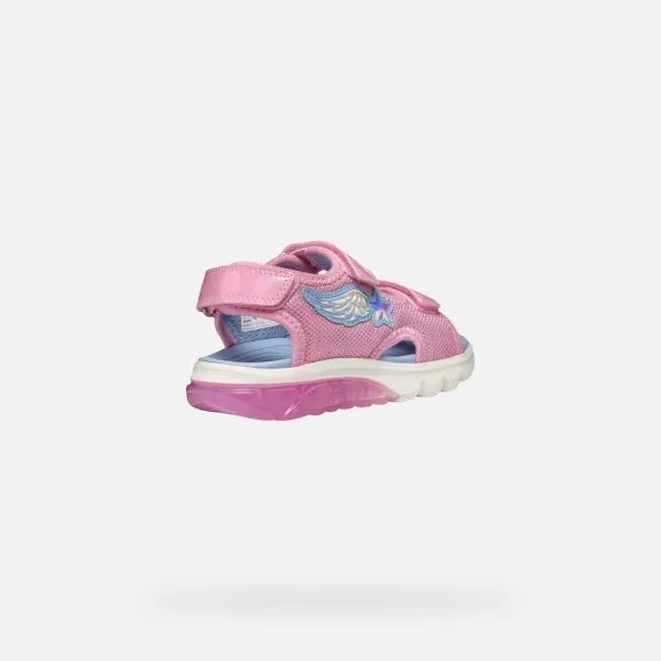 Pink Girls' Sandals Geox Ciberdron - Girls