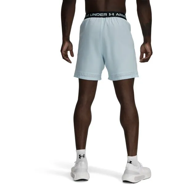 Under Armour VANISH WOVEN 6IN Pánske krátke nohavice, svetlomodrá, veľkosť