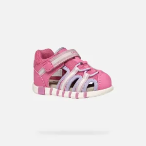 Girls First Steps Geox Iupidoo Pink - Girls
