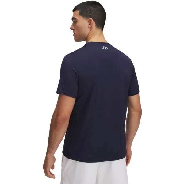 Under Armour HEATGEAR FITTED Pánske tričko, tmavo modrá, veľkosť L
