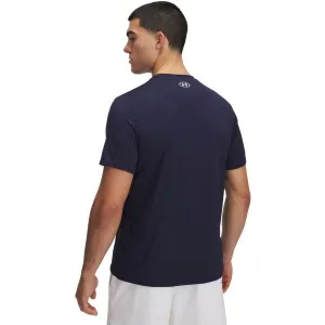 Under Armour HEATGEAR FITTED Pánske tričko, tmavo modrá, veľkosť L