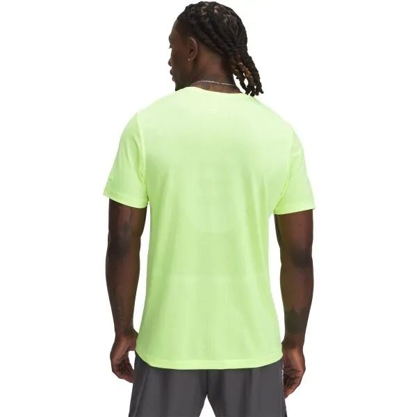Under Armour SEAMLESS STRIDE Pánske tričko, reflexný neón, veľkosť L