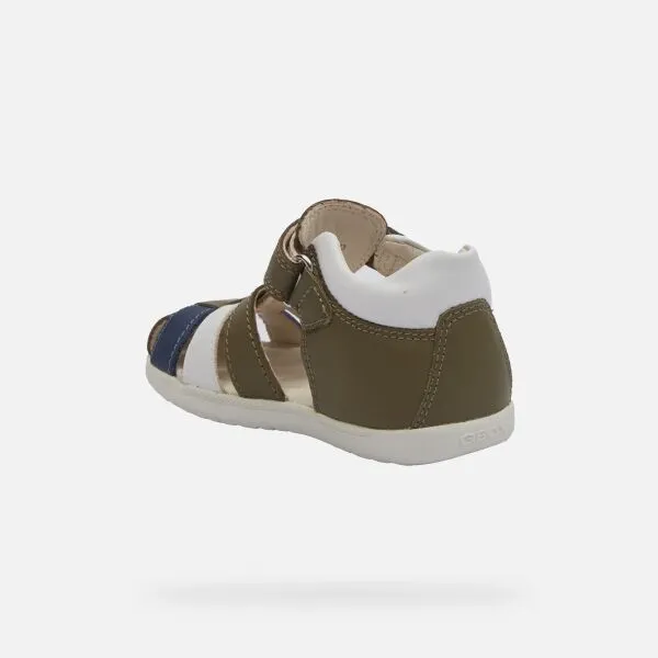 Light green boys' sandals Geox Macchia - Boys