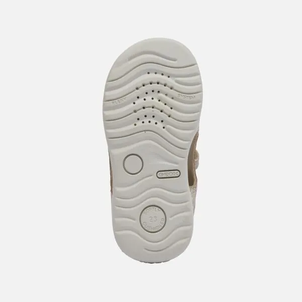 Beige Girls Sandals Geox Macchia - Girls