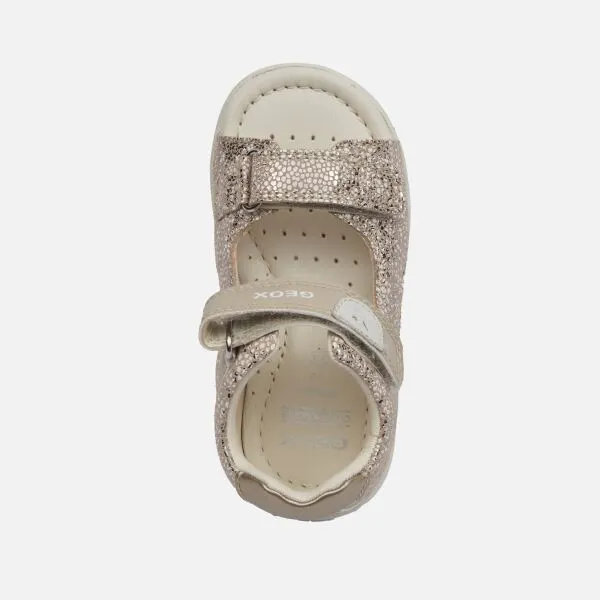 Beige Girls Sandals Geox Macchia - Girls