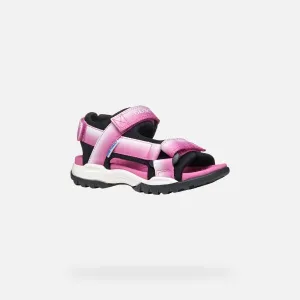 Pink Girls' Sandals Geox Borealis - Girls