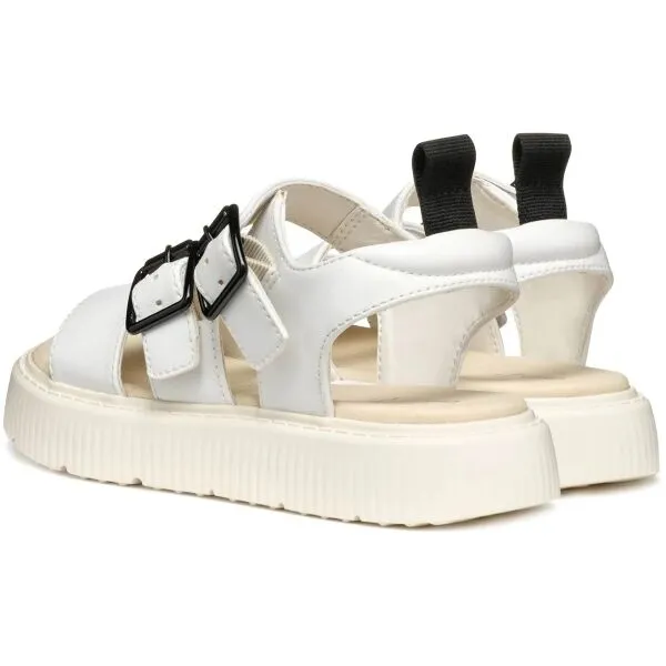 Geox J SANDAL KODETTE G Dievčenské sandále, biela, veľkosť