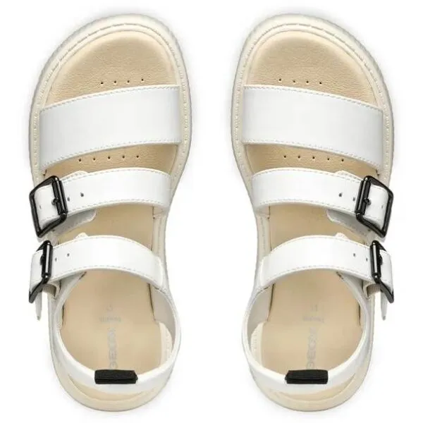 Geox J SANDAL KODETTE G Dievčenské sandále, biela, veľkosť