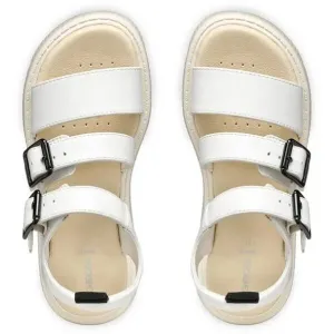 Geox J SANDAL KODETTE G Dievčenské sandále, biela, veľkosť