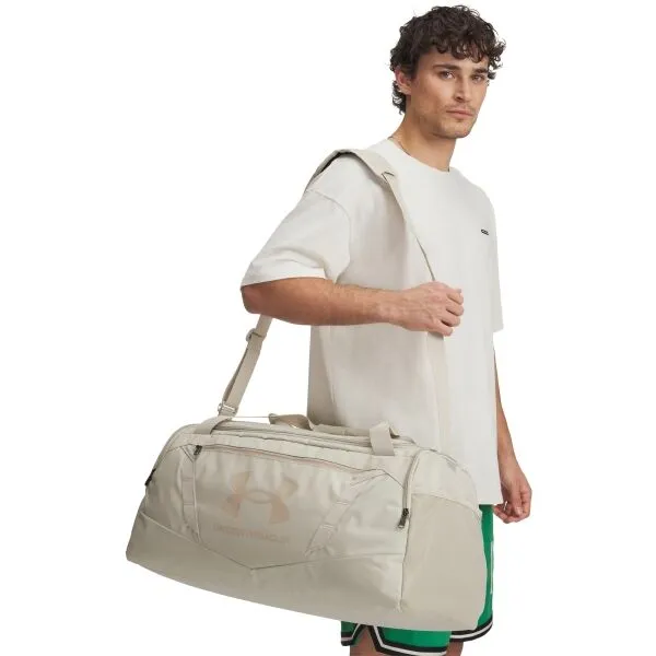 Under Armour UNDENIABLE 5.0 DUFFLE M Športová taška, béžová, veľkosť