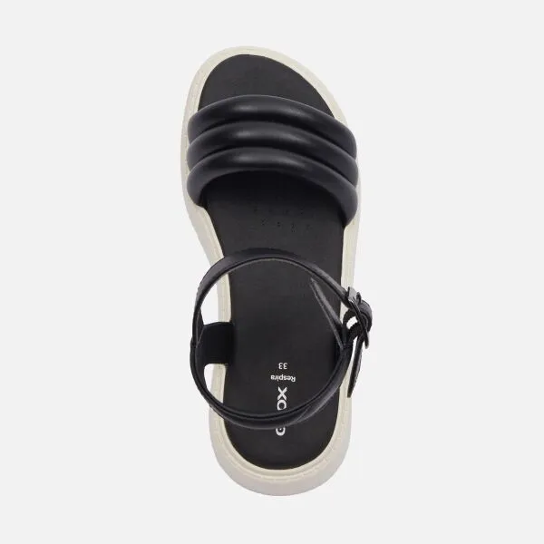 Geox J SANDAL KODETTE Dievčenské sandále, čierna, veľkosť