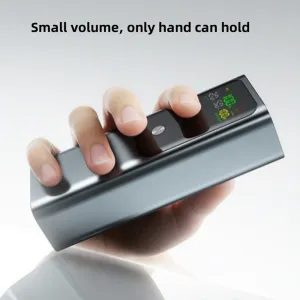 Kompaktná powerbanka na rýchle nabíjanie notebookov, 100W, 20 000 mAh, čierna