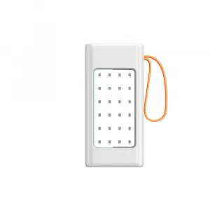 Powerbanka 60 000 mAh, 66W PD, LED panel, biela