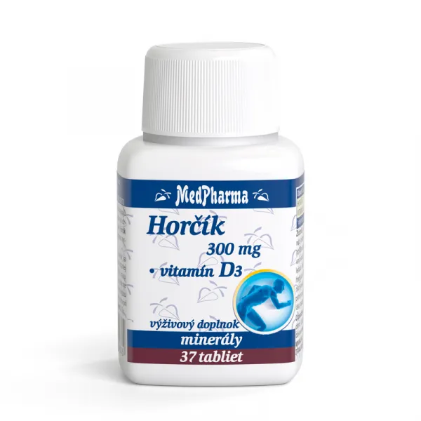 MedPharma HORČÍK 300MG+VIT. D