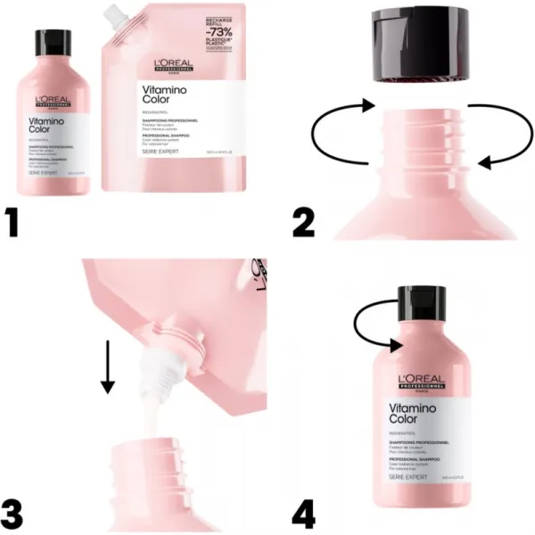 L’Oréal Professionnel Serie Expert Vitamino Color rozjasňujúci šampón pre farbené vlasy 500 ml