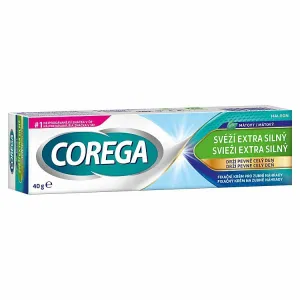 Corega Svieži extra silný fixačný krém na zubné náhrady mätový 40 g 1bal