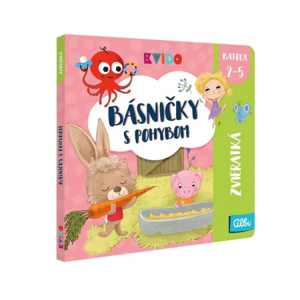 Kvído - Básničky s pohybom - Zvieratká