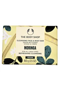 The Body Shop Moringa Cleansing Bar tuhé mydlo na tvár a telo 100 g