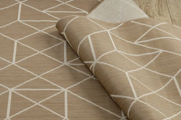 Koberec SIZAL FLAT 48959265 geometrický naturálny / béžový