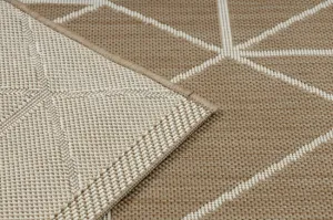 Koberec SIZAL FLAT 48959265 geometrický naturálny / béžový