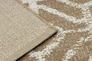Koberec SIZAL FLAT 48957265 geometrický ROMBY naturálny / béžový