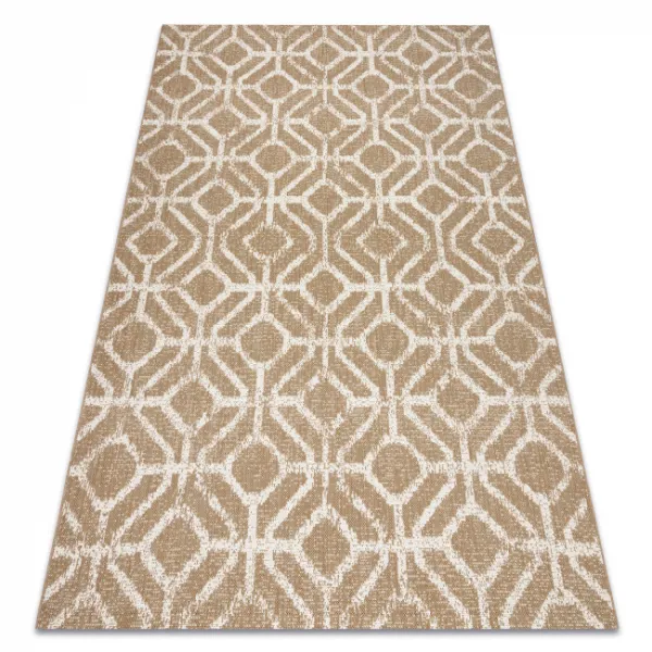 Koberec SIZAL FLAT 48957265 geometrický ROMBY naturálny / béžový