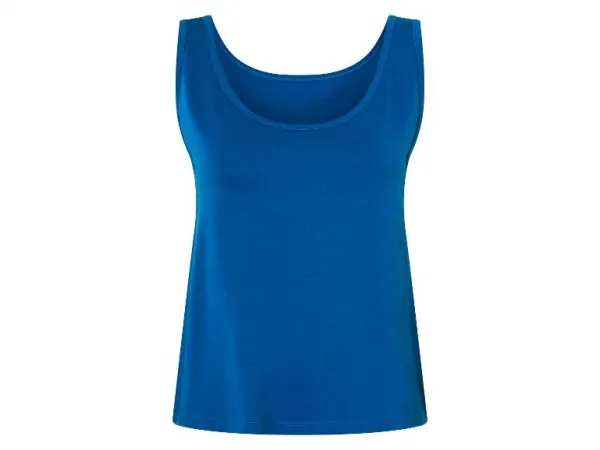 esmara® Dámsky top, 2 kusy (čierna/modrá, XS (32/34))