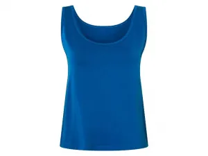 esmara® Dámsky top, 2 kusy (čierna/modrá, XS (32/34))