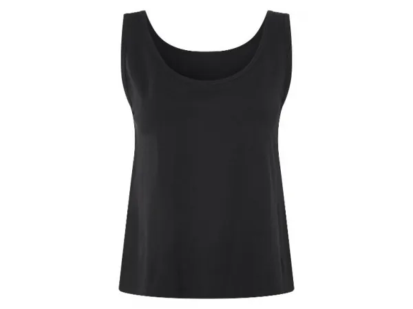 esmara® Dámsky top, 2 kusy (čierna/modrá, XS (32/34))
