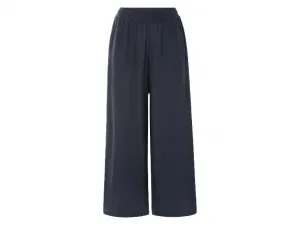 esmara® Dámske široké nohavice (navy modrá, XS (32/34))