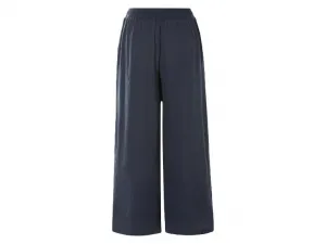 esmara® Dámske široké nohavice (navy modrá, XS (32/34))