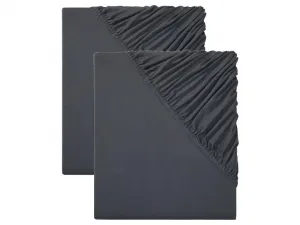 Livarno home Džersejové napínacie plachty, 180 – 200 x 200 cm, 2 kusy