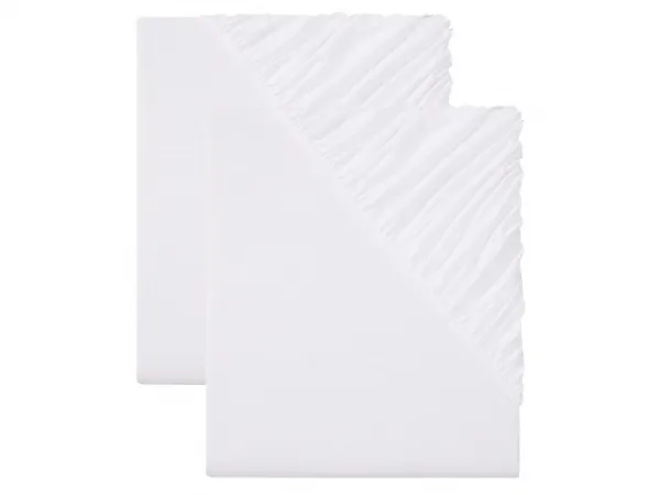 Livarno home Džersejové napínacie plachty, 180 – 200 x 200 cm, 2 kusy