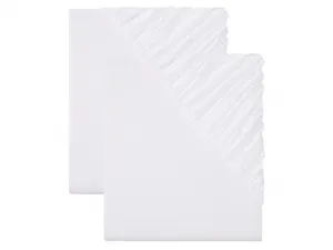 Livarno home Džersejové napínacie plachty, 180 – 200 x 200 cm, 2 kusy