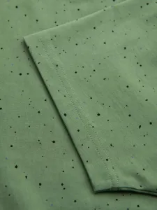 Módne tričko s nápisom pre mužov zelené